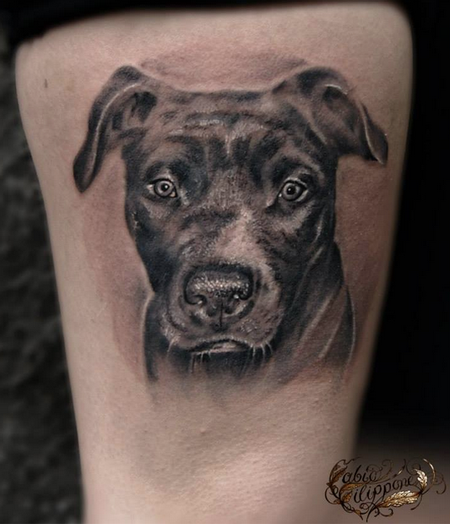 Tattoos - Dog Portrait - 98957